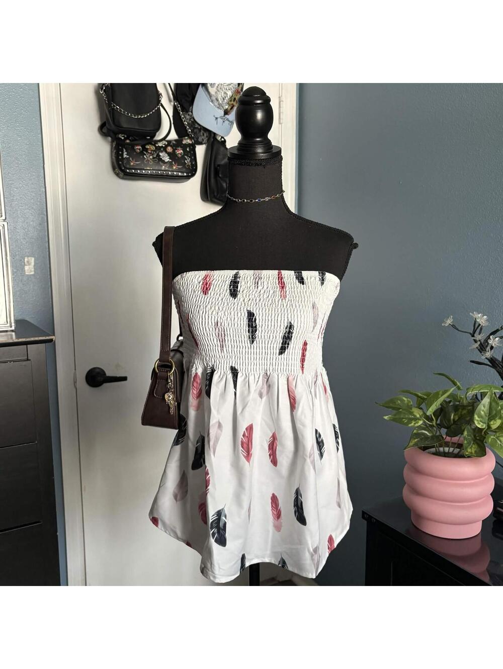 white babydoll tube top